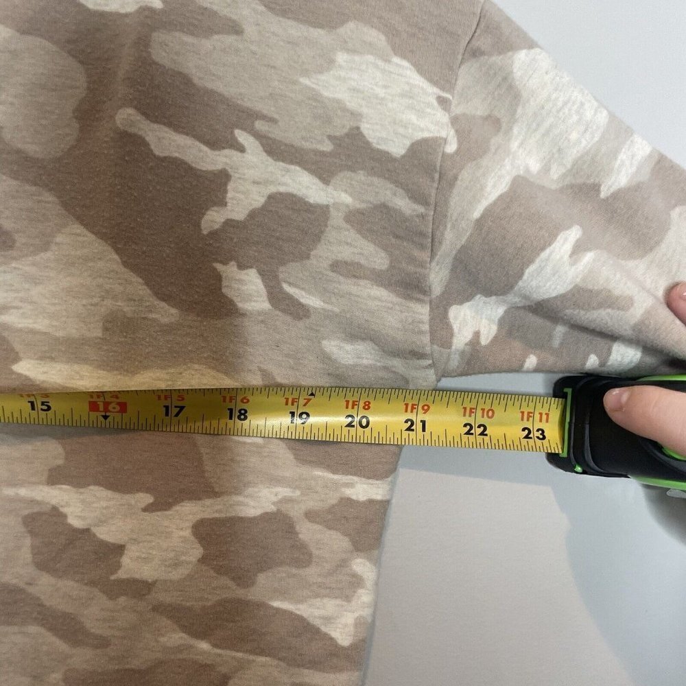 Athleta Coaster Luxe Sweatshirt Camo Tan Size XS - Picture 7 of 9